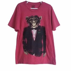 3/$25 Call Your Mother Monkey Graphic Print T-Shirt